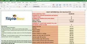 How To Compute Night Differential in the Philippines (With Free .